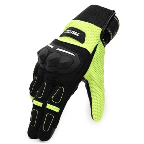 TVS Racing Xplorer Riding Gloves for Men-TPR Protected, Touch Scr...