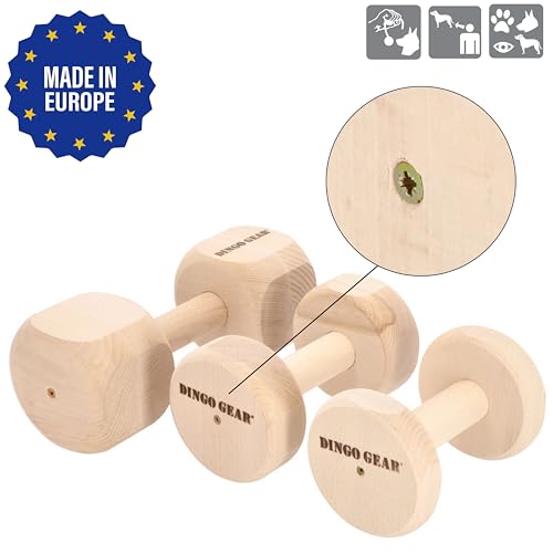 Dingo Gear Apport Holz Spiel Training Ausbildung IGP Apportieren IPO Geklebt, 1000 g S02517