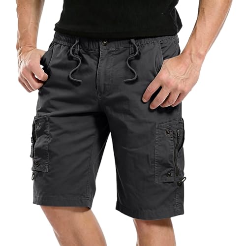 Short cargo d'été homme ample anti-transpiration à poches pour randonnée et outdoor