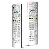 Ersatz Panasonic TV Fernbedienung N2QAYB000504, Universelle Fernbedienung Fernseher für Panasonic alle HD LCD LED Plasma Viera Smart TV, Replace N2QAYB000487 N2QAYB001010 Models