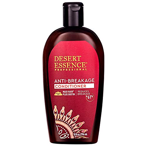 Desert Essence Anti-Breakage Conditioner 10 Fl Oz - Gluten Free, Vegan, Cruelty Free - Keratin, Biotin, Provitamin B5 & Saw Palmetto - Helps Reduce Breakage Up To 61% - Grow Healthy & Strong Hair #TOP11