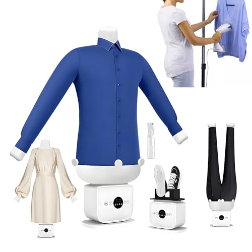 Máquina de planchar automática, vaporizador de ropa manos libres y secador de aire caliente con temporizador inteligente y apagado automático, perfecta para camisas, pantalones y zapatos