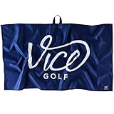 Vice Golf Shine - Toalla de Microfibra | Azul Marino Limpiar Palos y Pelotas
