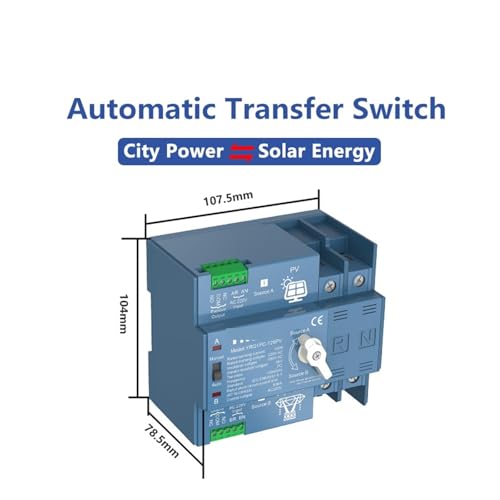 Interruptor de transferencia automatica 125A para solucionar apagones 3