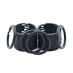 Outter Dia: 0.79 Inch(20mm) Black 20pcs