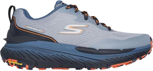 Skechers - Mens Max Cushioning Premier Trail 2.0 Sneakers, Color Gray/Blue, Size: 10 M US4