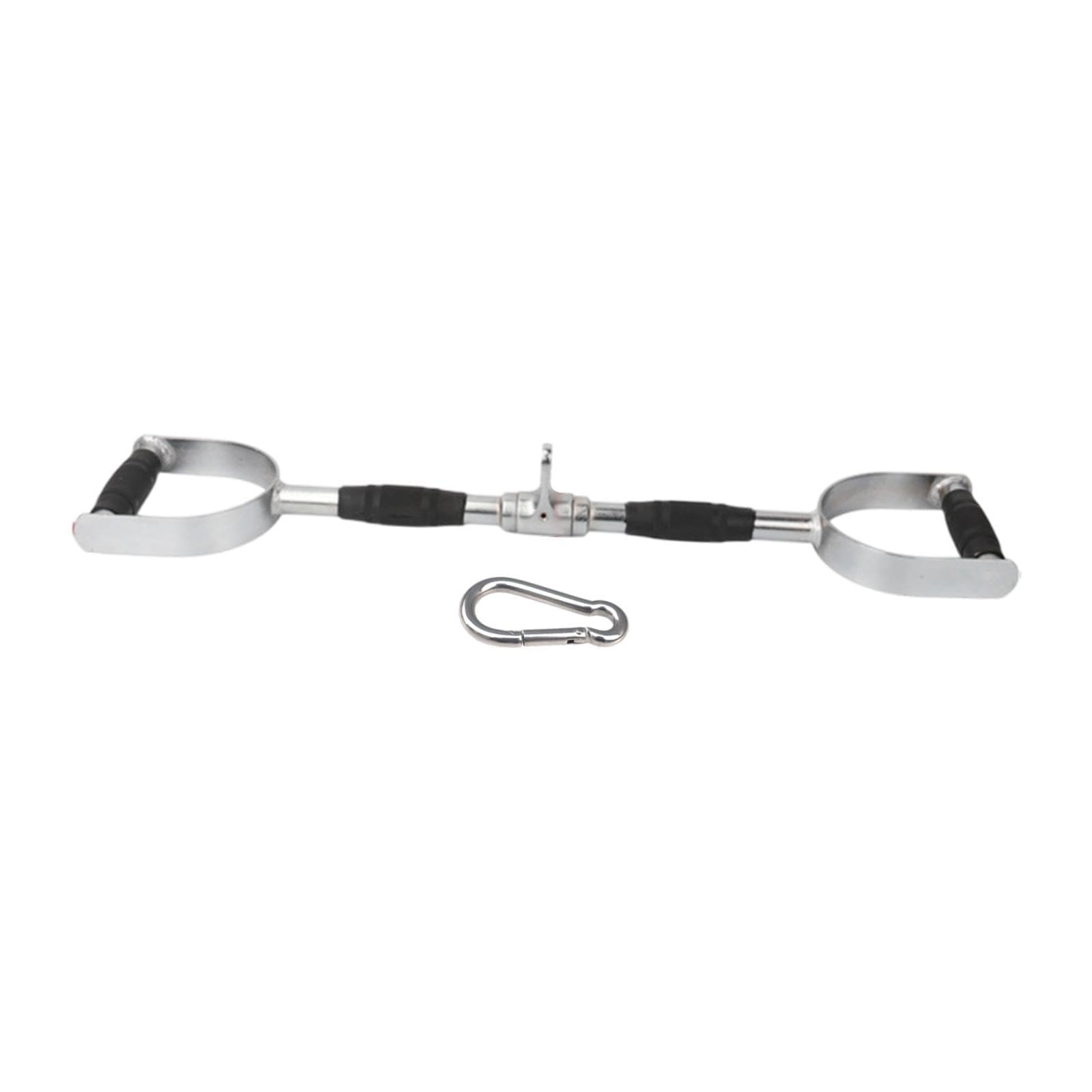 LAT Pull Down Bar Accessory Practical Steel Pulley System Exercise with Hook | Home Gym Attachments | Strength Training | Fitness Running & Yoga-image-11