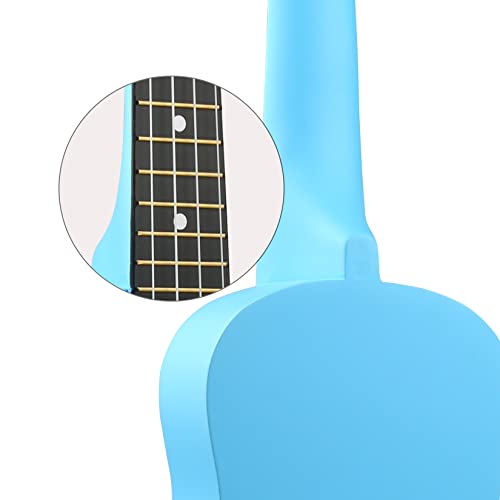 Image of LXS Soprano Ukulele Ukulele for Beginners - 21 inch Small Guitar Ukulele with Gig Bag, Standby String, Picks and Primary Tutorial (Blue)