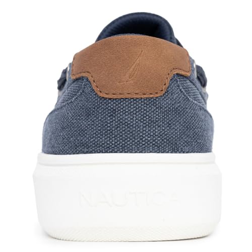 Image of NAUTICA Men's Lace-Up Boat Shoe Casual Loafers Comfort Sneaker - Walking Moccasin