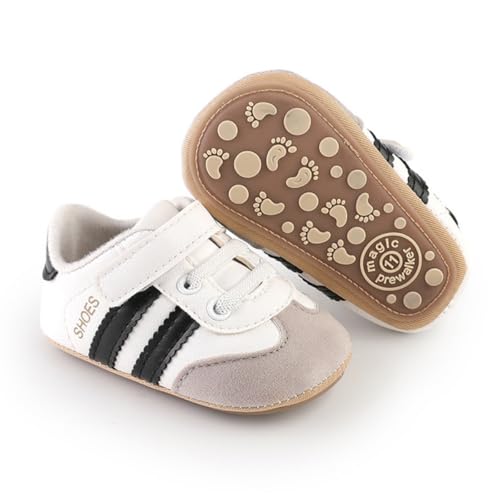 TsQiiane Newbron Baby Boys Girls Retro Sneakers Pu Leather
