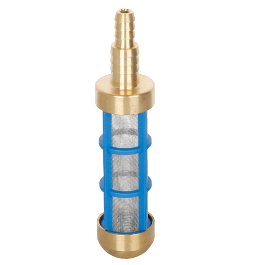 Filtre à eau en laiton avec aspiration de 3/4" et 1/2" pour fûts, réservoirs, tambours et protection de la pompe