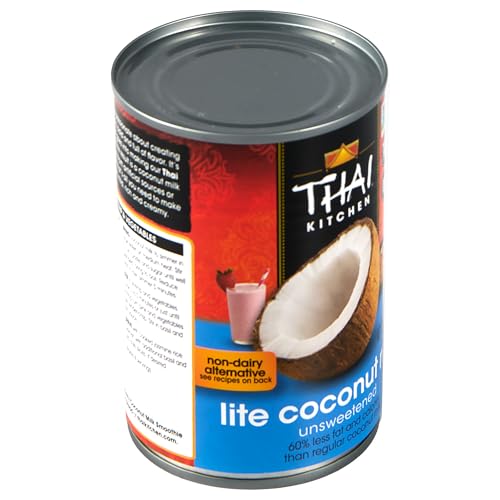 Thai Kitchen Coconut Milk, Lite, Unsweetened, Gluten Free, Dairy Free, Non-GMO, 13.66 fl oz