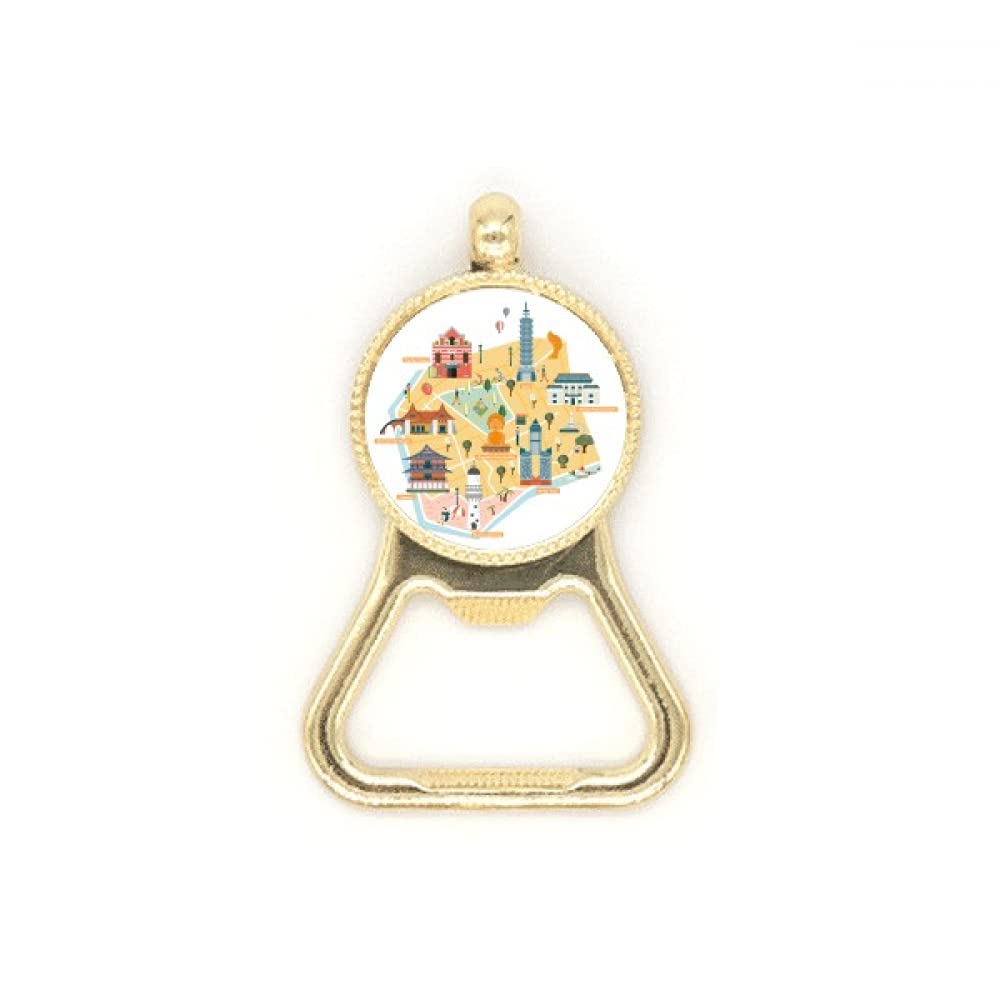 Porte-clés décapsuleur Taipei Eluanbi un souvenir de voyage unique à offrir