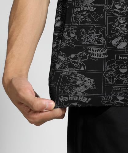 Image of Puma Men's Printed Slim Fit T Shirt