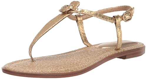 Image of Gigi Gold Boa Signet Flat Sandal by Sam Edelman