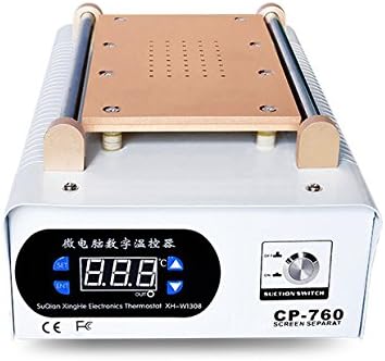 YAOGONG LCD Screen Separator Machine Digital Removal Cell Phone LCD Glass Plate Build-in Ultra Strong Vacuum Pump Repair LCD Screen for Smart Mobile Phone 7 Inch and Below（12 Months Warranty）