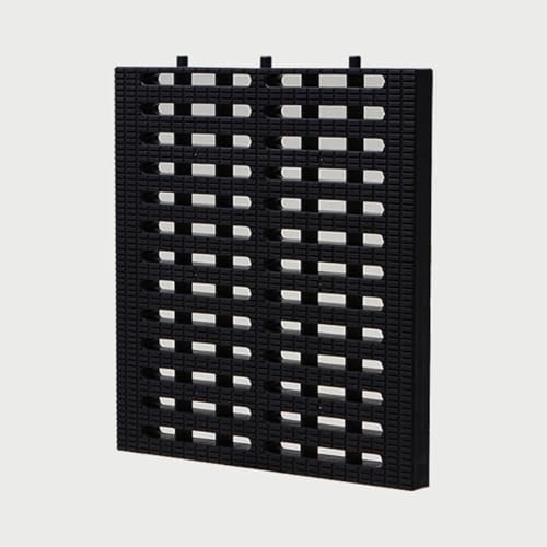 Grille de drainage des eaux de pluie en plastique pour couvercle de tranchée d'égout 11,7"