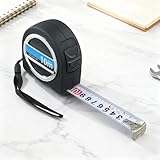 5 Meter Stahlbandmaß, Klinge aus legiertem Karbonstahl für Verschleißfestigkeit, matter Griff mit...