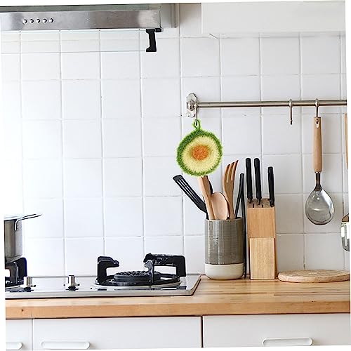 Image of UPKOCH 5pcs Sponges Scrubbers Fruit Shape Kitchen Cleaning Sponges Dishwashing Cloths Scourers Sponges Scrubber Cleaning Ball for Pot Bowl Stoves Cooker Hoods