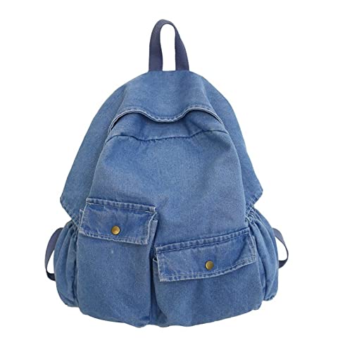 Sac à dos en jean pour femme, fini le mal de dos avec ce sac d'école décontracté léger