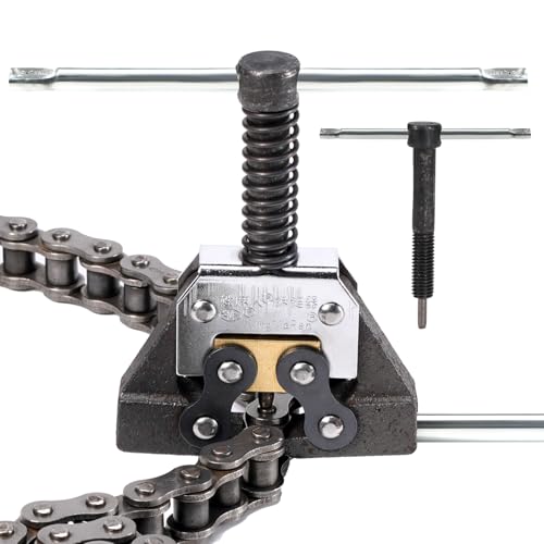XingMaRen Roller Chain Detacher Tool for Chain Size 420 428 520 525 530 630 Roller Chain Motorcycle Go Kart ATV Chains Breaker