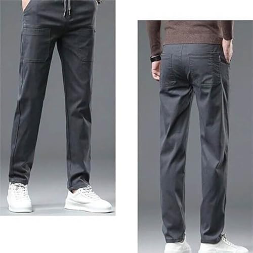 Vogany Cargo Pants, Men Comfy Cargo Pants Multi Pantsfor Men Stretch Cargopants Casual Comfortable Trousers W/Multi-Pocket2