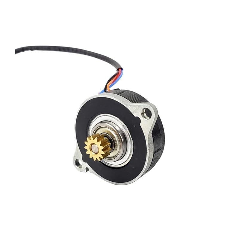 Motor paso a paso de 0.9 grados y 36mm con polea de 13 dientes MXL de 12V y 2 fases
