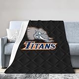 Cal State Fullerton Titans Fleece Blanket, Very Soft Microfiber Flannel Blanket for Couch Warm and Cozy for All Seasons