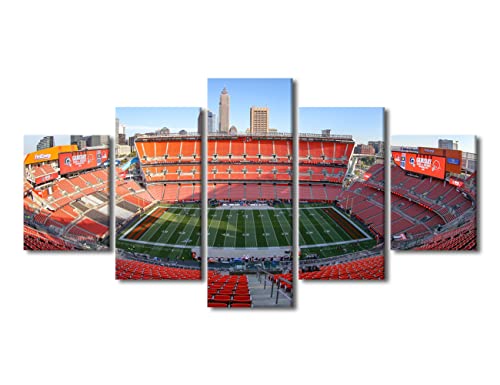 Tableau First Energy Stadium prêt à accrocher pour habiller un grand mur vide salon 152 cm