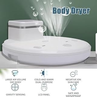Asciugatore Corpo Completo Per Bagno 2500W, Asciugatore Elettrico Dopo Doccia Con Touchscreen E Sensore A Piede, Asciugatura Rapida Aria Calda/Fredda, Impermeabile, Per Casa, Spa & Hotel