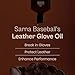 SARNA BASEBALL Glove Oil - 8 oz. – Softens & Breaks in Leather, Prevents Deterioration, Increases Durability – Premium Formula, Safe for Gloves, Mitts & Sports Gear – Made in USA