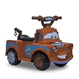 Cars KT1193I Towmater 6V Electric Ride On, Brown