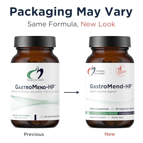 Designs for Health GastroMend HP - Mastic Gum, Zinc, L-Carnosine, Deglycyrrhizinated Licorice Gut Health Supplements - May Support Gastric Health, Occasional Bloating or Upset Stomach (60 Capsules) - Image 6