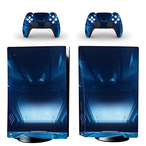 �ی� For PS5 Skin Disc Edition Anime Console And Controller Vinyl Cover Skins Wraps For PS5 Disc Version 46719 �C�A�Ȃ��A�c�����Ȃ�