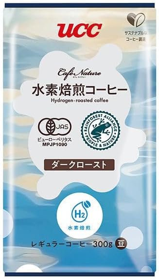 Amazon.co.jp: UCC 水素焙煎コーヒー ダークロースト（豆）300g CN
