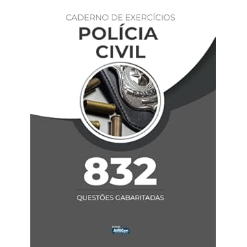 Capa do livro Caderno de Exercícios - Polícia Civil