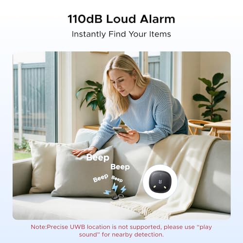 Image of UGREEN FineTrack Mini2 Air Tracker Tags (iOS Only) 4 Pack,Bluetooth Tracker Compatible with Apple Find My, Item Finder Smart Tag for Keys,Luggage