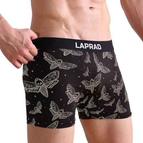 Laprad Men's Boxer Briefs Soft Breathable Underwear Stretch Boxer Shorts Leg4