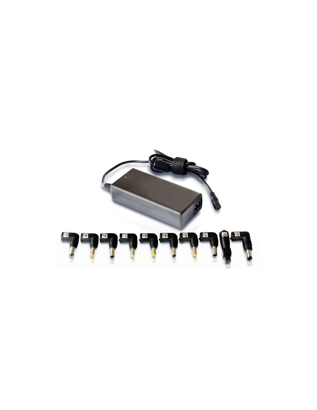 Leotec LENCSHOME06 - Cargador Universal para Notebook, 90W, Color Negro
