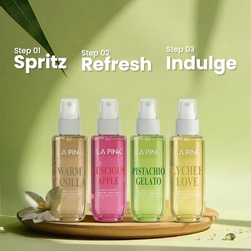 Image of La Pink Body Mist Woman Gift Set Combo | Set of 8 Perfume Body Mist & Gourmet Collection | Travel Friendly Long Lasting Sweet, Warm, Fruity & Floral Fragrance | Premium Gift Pack For Unisex Adult | 50ml x 8