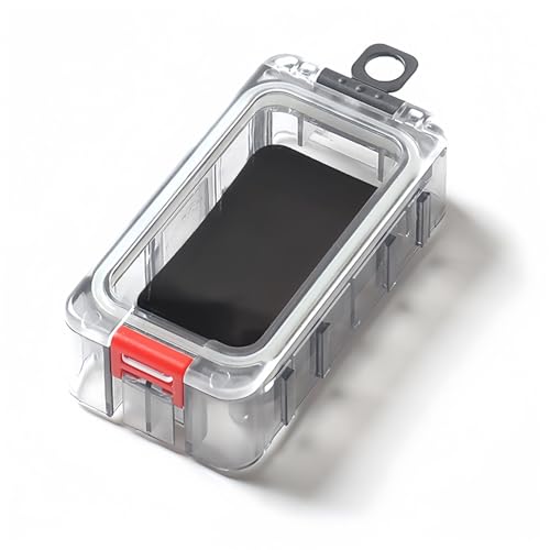 Fay Bless Draagbare visgerei organizer met verwijderbare lichtgevende dozen, sterke magnetische sluiting, plastic opslagcontainer voor tackle (12 stuks)