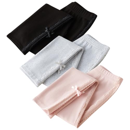 Leggings coton filles pour l'école et le sport lot de 3 pantalons souples