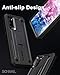 Schnail Titan Compatible with Samsung Galaxy S20 Case [ScreenLess Version], Military Grade Drop Tested Heavy Duty Full Body Protective Case with Kickstand - Black