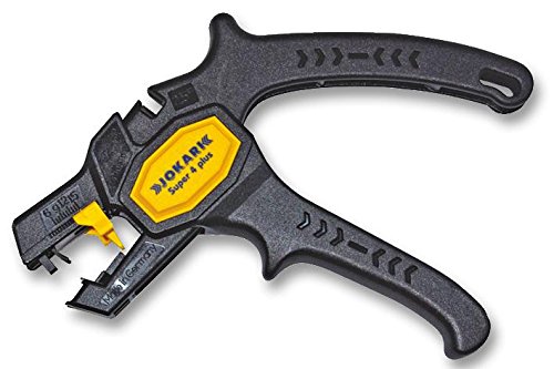 Jokari, Super4Plus, para uso con cables sólidos y trenzados, color negro, longitud de la tira 15 mm, capacidad de pelado 6 mm²