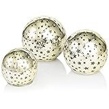 GESCHENK-TIPP: Mit einer stilvollen LED Kugelleuchte schenken Sie Lichterglanz und Freude! Die Dekokugel beleuchtet Weihnachten und rund ums Jahr jedes Zuhause: im Wohnzimmer, Schlafzimmer ...