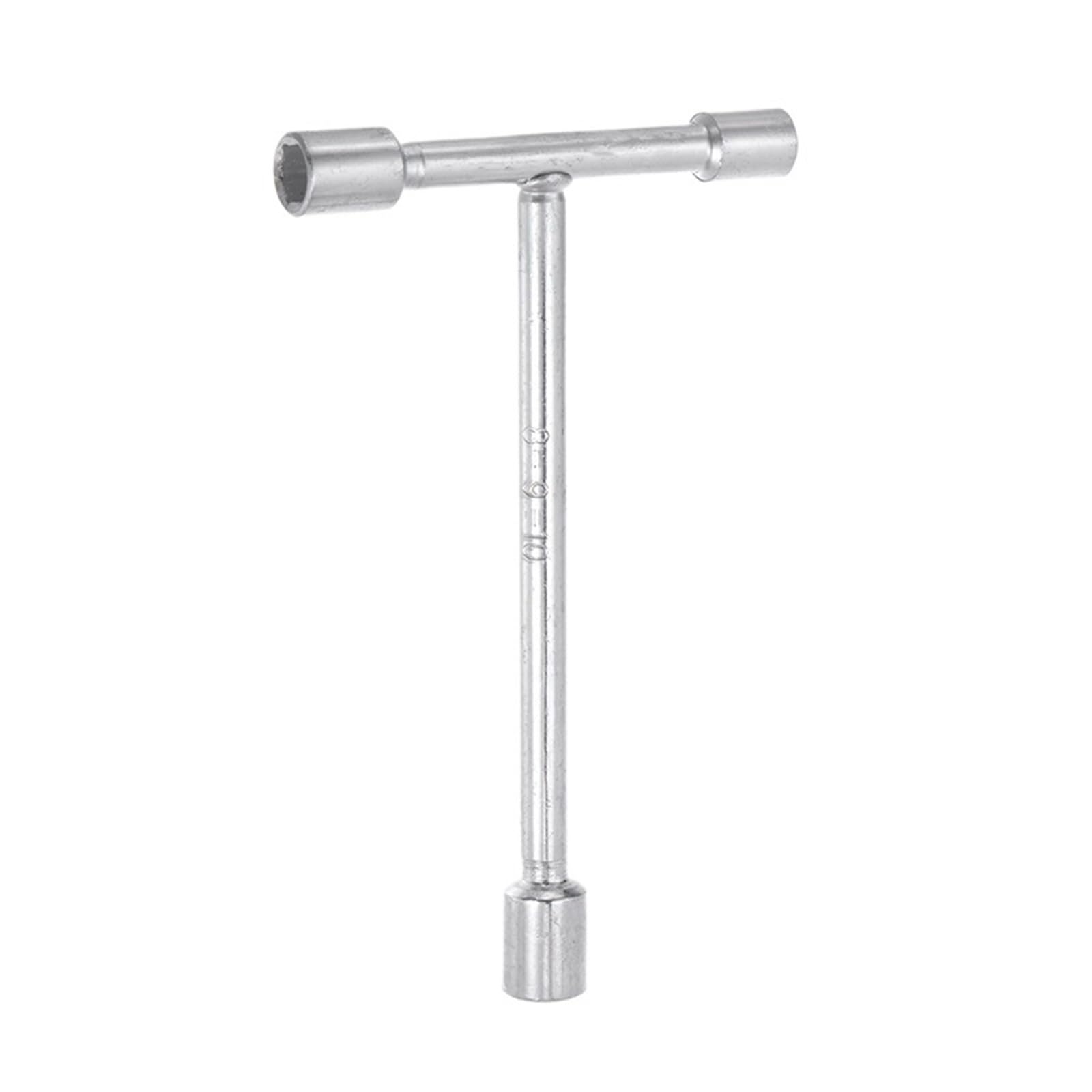 Llave En T Sock 8 9 10 12 14 17 19 mm Llave de tubo con mango en T tres vías Herramienta reparación ciclismo(12mm 14mm 17mm,4pcs)