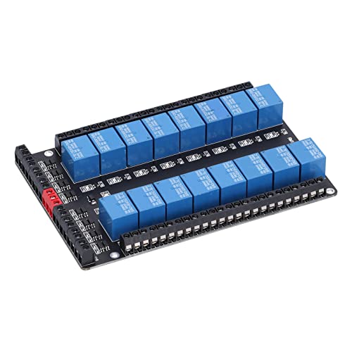 Module de relais 16 canaux DC12V optocoupleur bidirectionnel niveau haut-bas PLC
