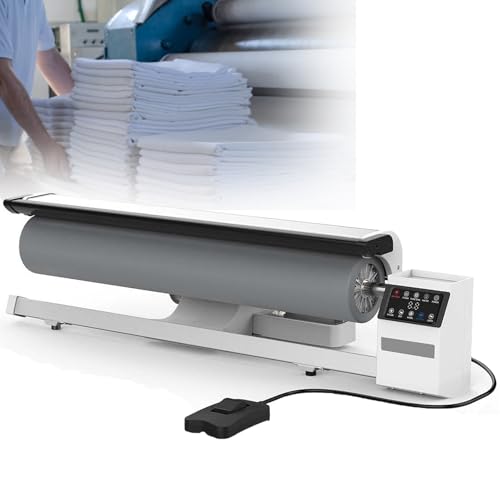 ✪【Macchina da stiro professionale per tessuti】Questa macchina da stiro a vapore a tamburo ha un tamburo largo 900 mm ed è dotata di 5 impostazioni intelligenti per adattarsi perfettamente a diversi materiali di lino come lenzuola, federe, tovaglioli, ecc. L'intensità del vapore può essere regolata con un solo pulsante e può rimuovere efficacemente le pieghe, soddisfacendo i severi requisiti di hotel/ospedali per la planarità della biancheria.