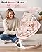 Baby Swing for Infants, Infant Swing with 5 Swing Speed, Built-in Lullabies, 5-Point Harness, Electric Infant Swing with Bluetooth for Indoor & Outdoor Use (Pink)