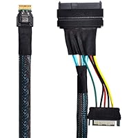 Xiwai U.2 U2 SFF-8639 a Slimline SFF-8654 4i NVME PCIe SSD Cable